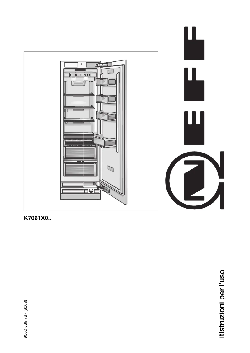 Image de la première page du manuel de l'appareil K7061X0