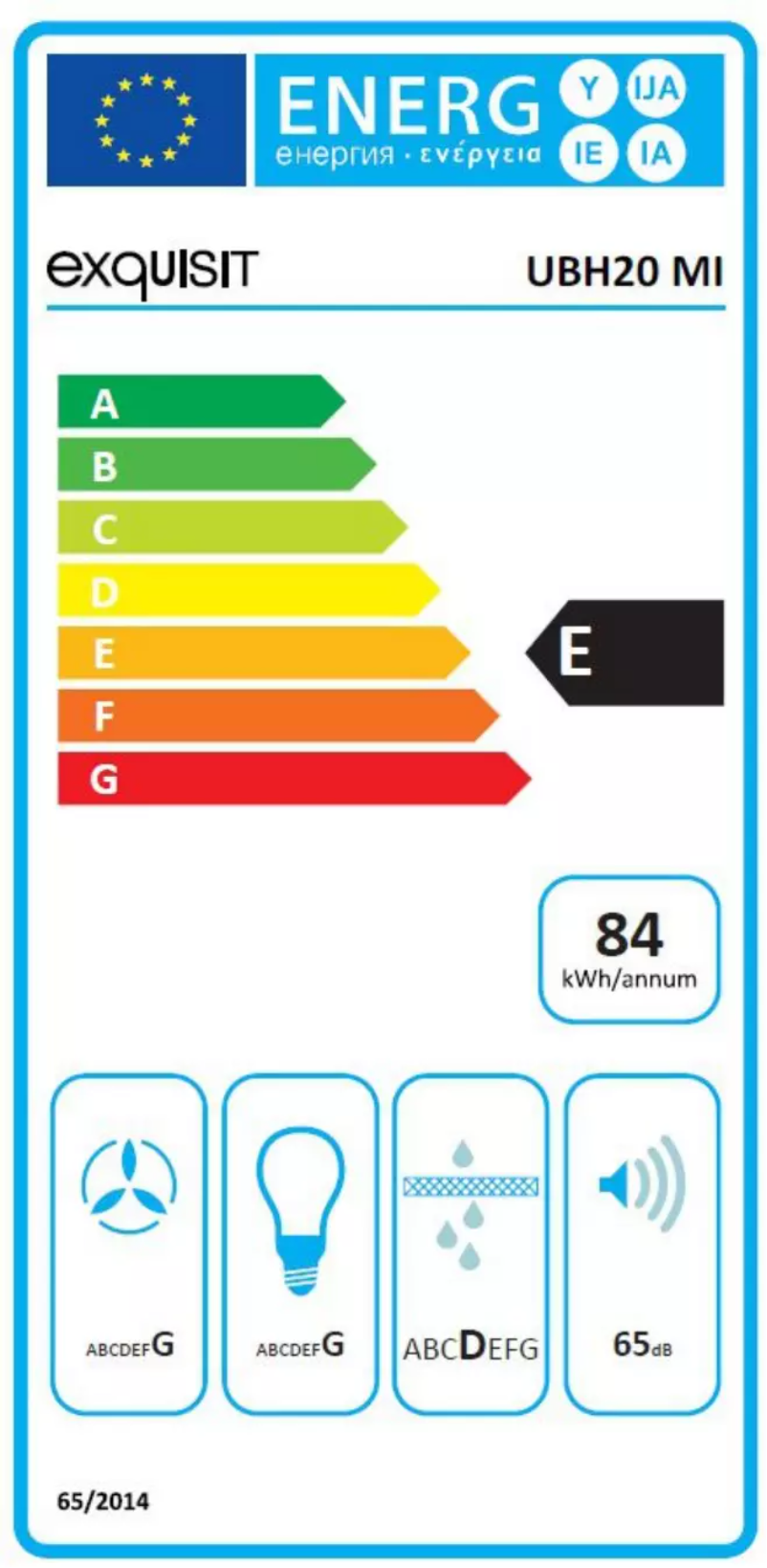 Image de la première page du manuel de l'appareil UBH20MI