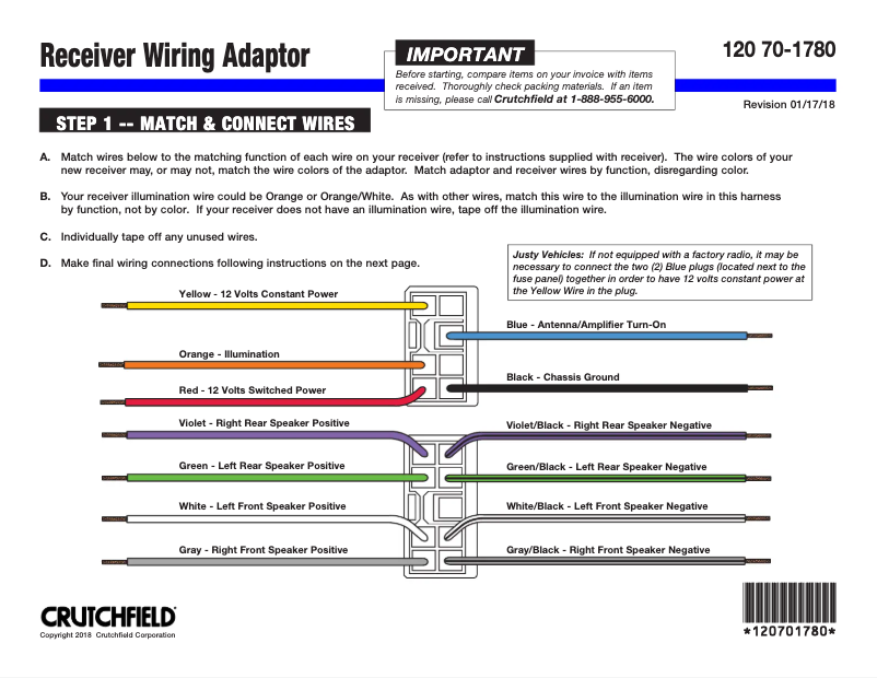 Page n°1 - Manuel utilisateur Metra 70-1780