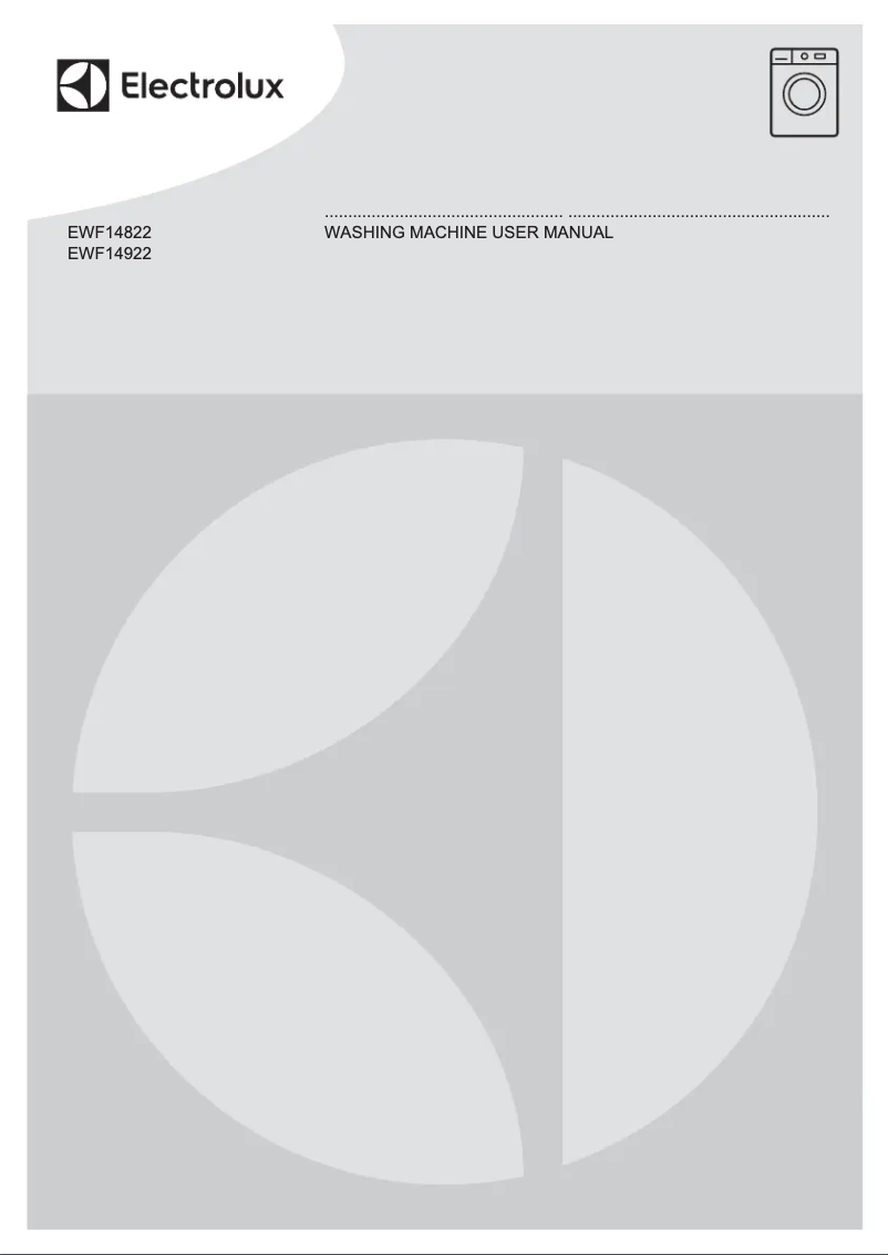 Page 1 de la notice Manuel utilisateur Electrolux EWF14822
