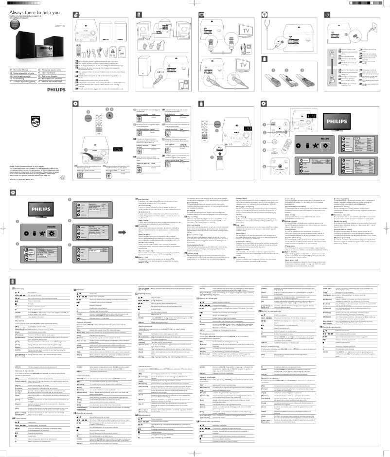 Page n°1 - Manuel utilisateur Philips BTD7170