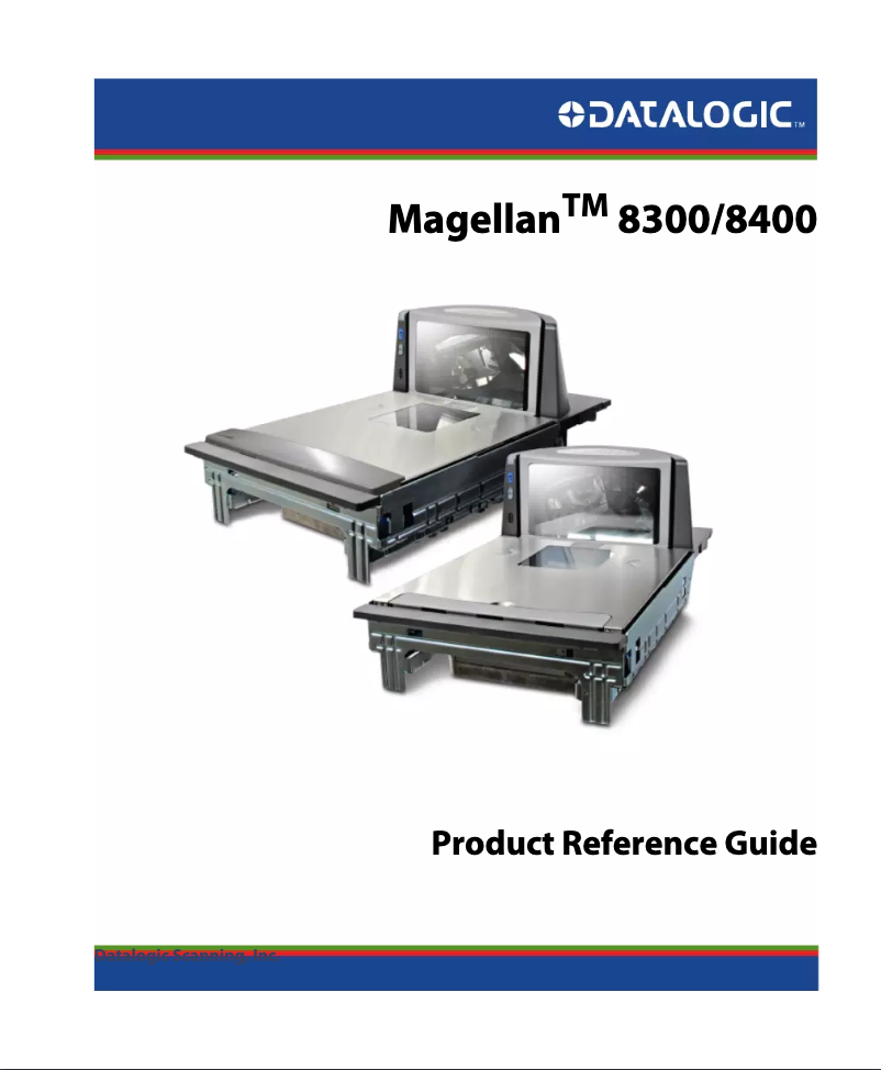 Page 1 de la notice Manuel utilisateur Datalogic Magellan 8305