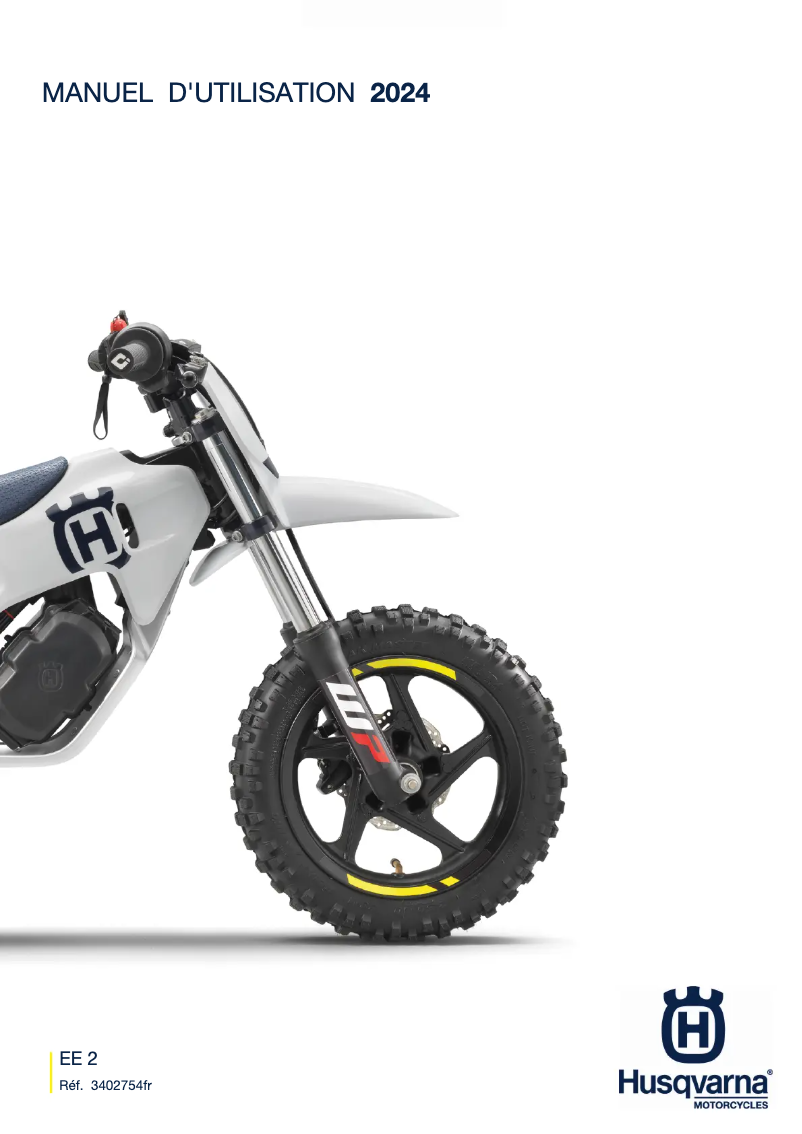 Image de la première page du manuel de l'appareil EE 2 (2024)