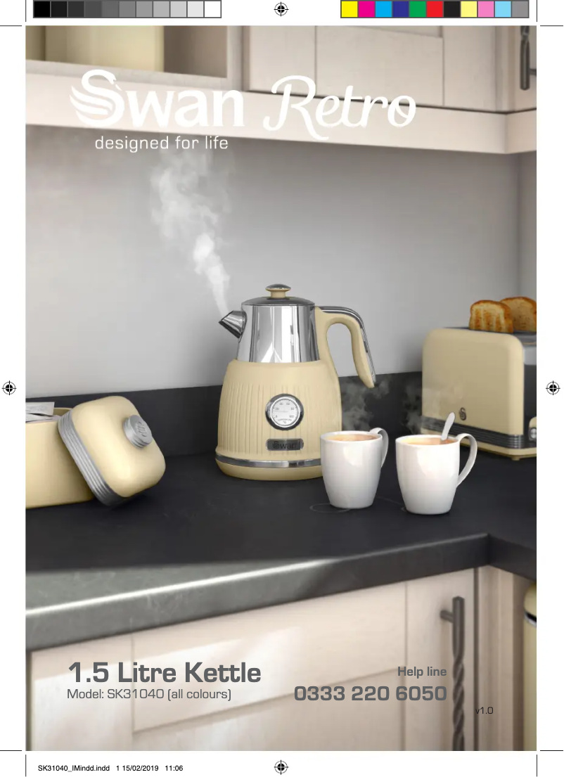 Page n°1 - Manuel utilisateur Swan Dial SK31040