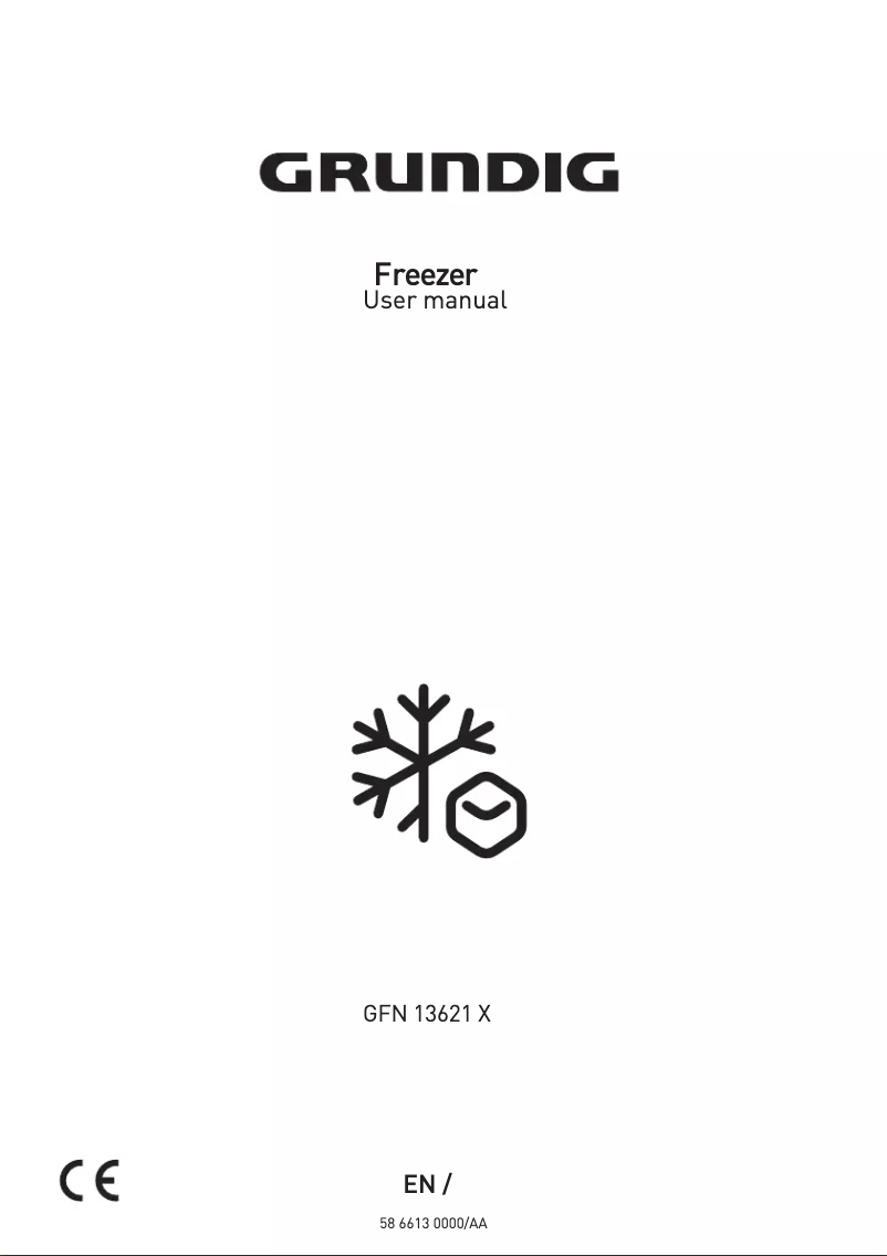 Page n°1 - Manuel utilisateur Grundig GFN 13621 X