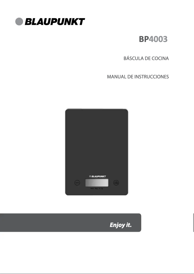 Image de la première page du manuel de l'appareil BP4003