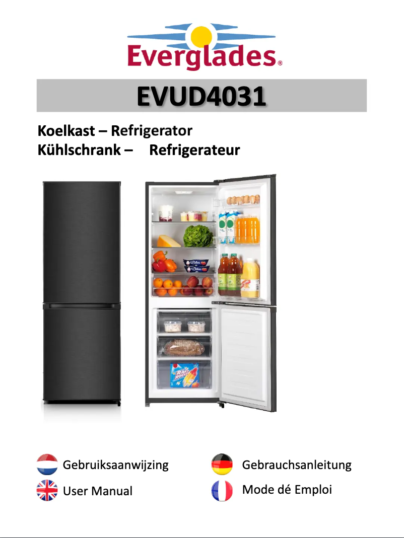 Page 1 de la notice Manuel utilisateur Everglades EVUD4031