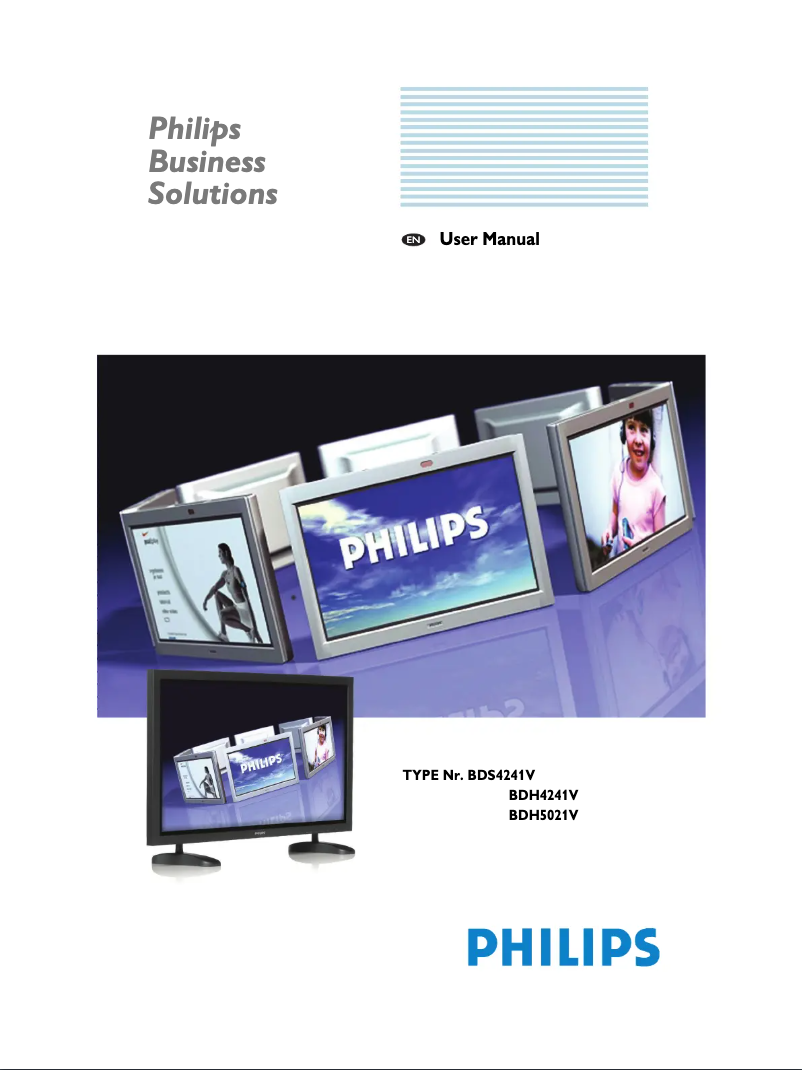 Page 1 de la notice Manuel utilisateur Philips BDS424IV