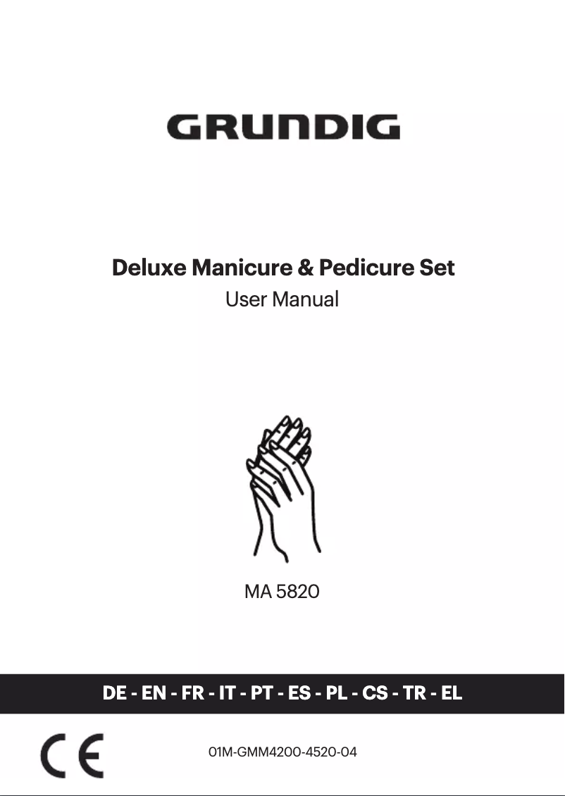 Image de la première page du manuel de l'appareil MA 5820