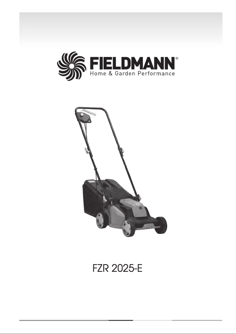 Page n°1 - Manuel utilisateur Fieldmann FZR 2025-E