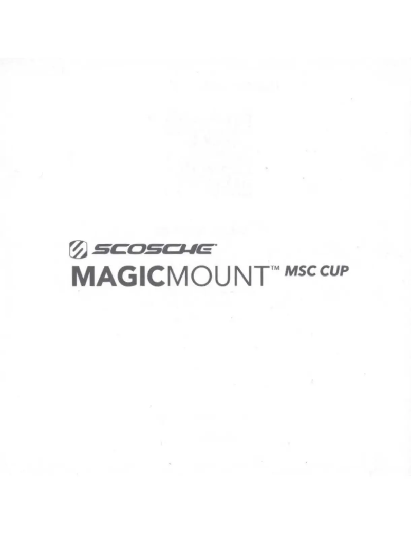 Page 1 de la notice Manuel utilisateur Scosche MagicMount MSC Cup