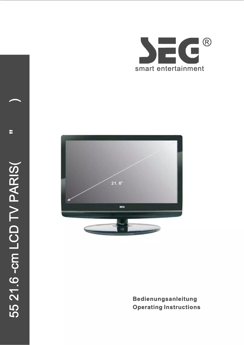 Image de la première page du manuel de l'appareil Paris