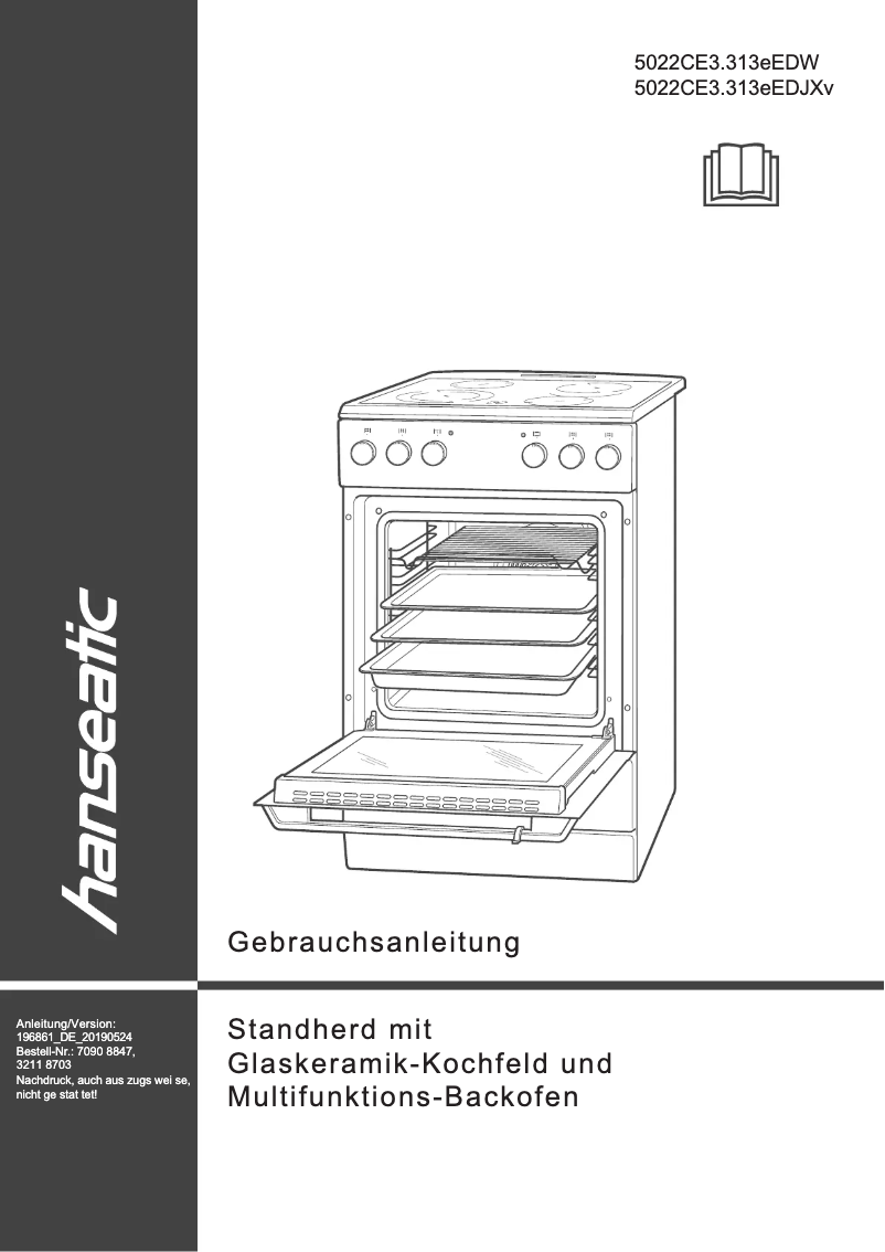 Page 1 de la notice Manuel utilisateur Hanseatic 5022CE3.313eEDJXv