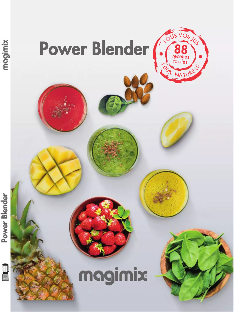 Page 1 de la notice Manuel utilisateur Magimix Power Blender 11628B