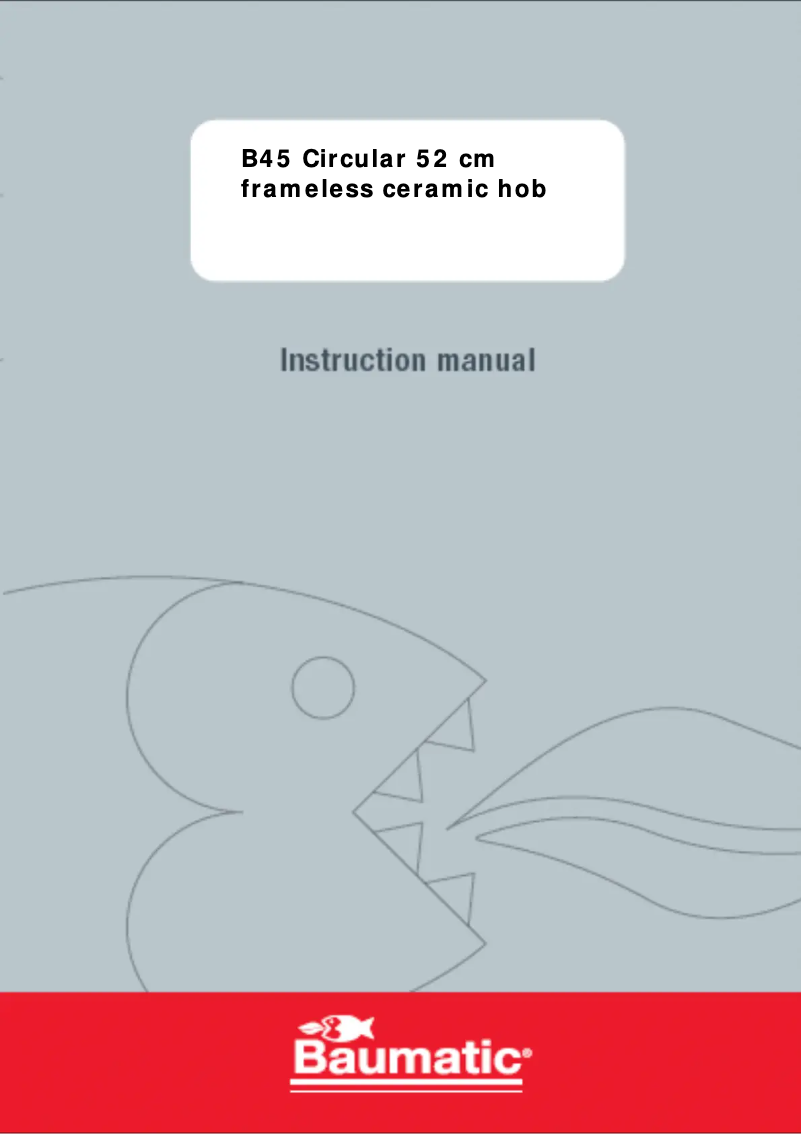 Page 1 de la notice Manuel utilisateur Baumatic B45