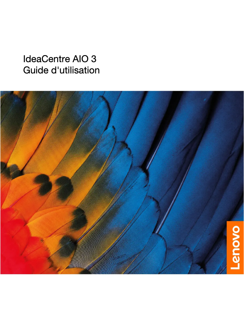 Image de la première page du manuel de l'appareil IdeaCentre AIO 3