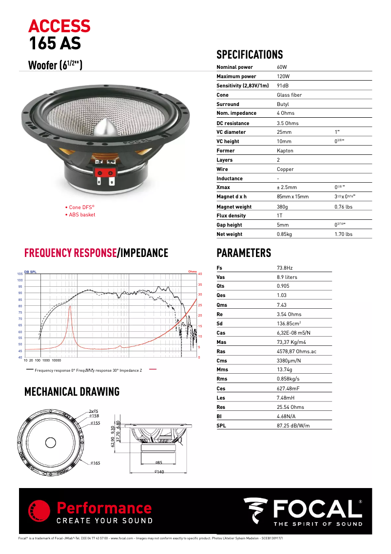 Image de la première page du manuel de l'appareil 165 AS