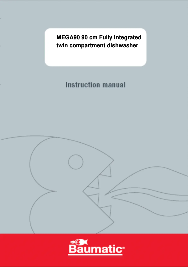 Page 1 de la notice Manuel utilisateur Baumatic MEGA90