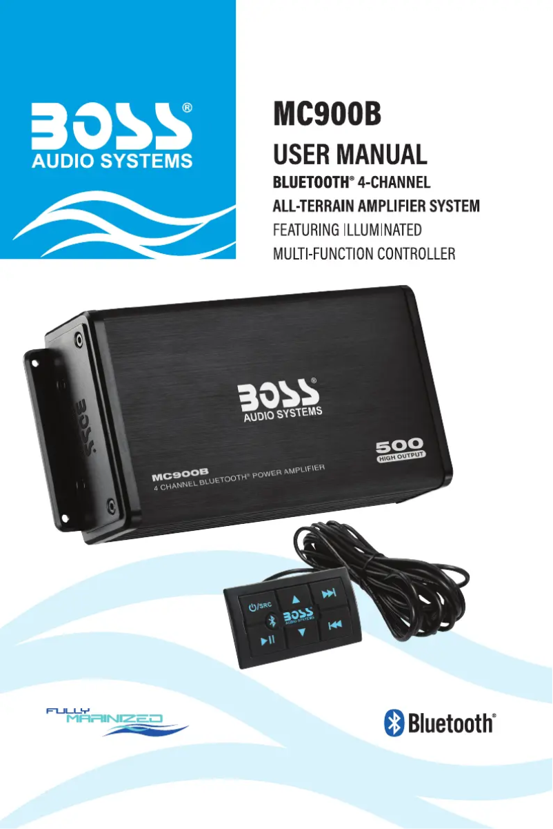 Page n°1 - Manuel utilisateur Boss MC900B