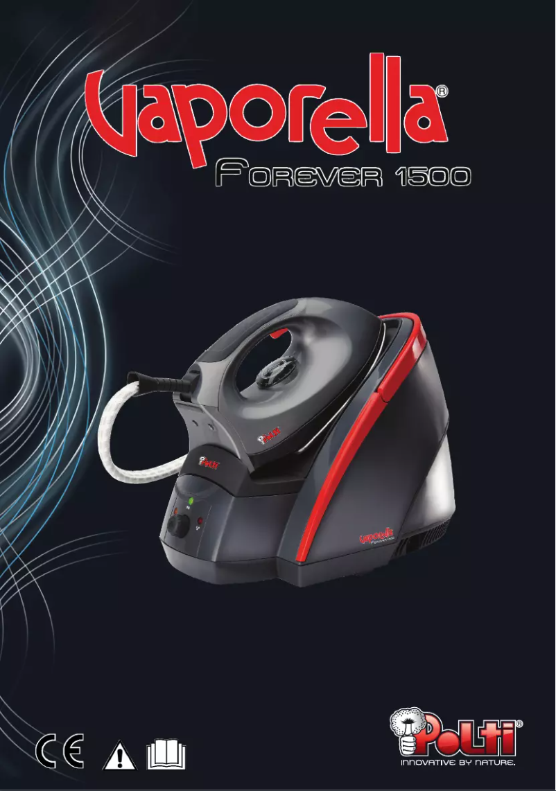 Image de la première page du manuel de l'appareil Vaporella Forever 1500