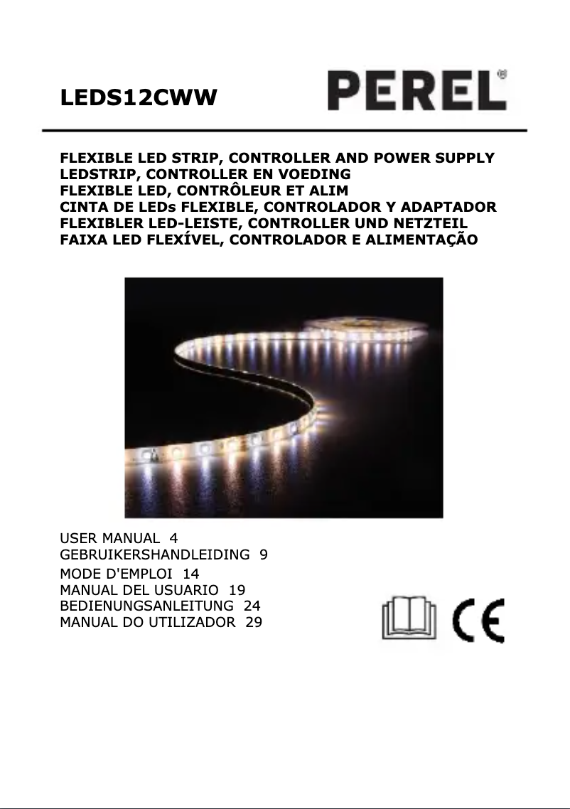 Page n°1 - Manuel utilisateur Perel LEDS12CWW