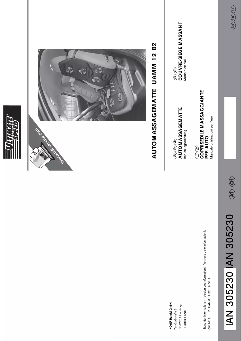 Página 1 del manual Manual de usuario Ultimate Speed UAMM 12 B2