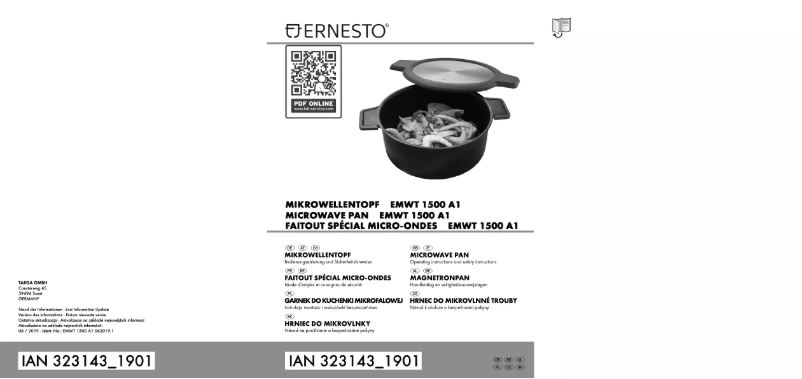 Image de la première page du manuel de l'appareil EMWT 1500 A1