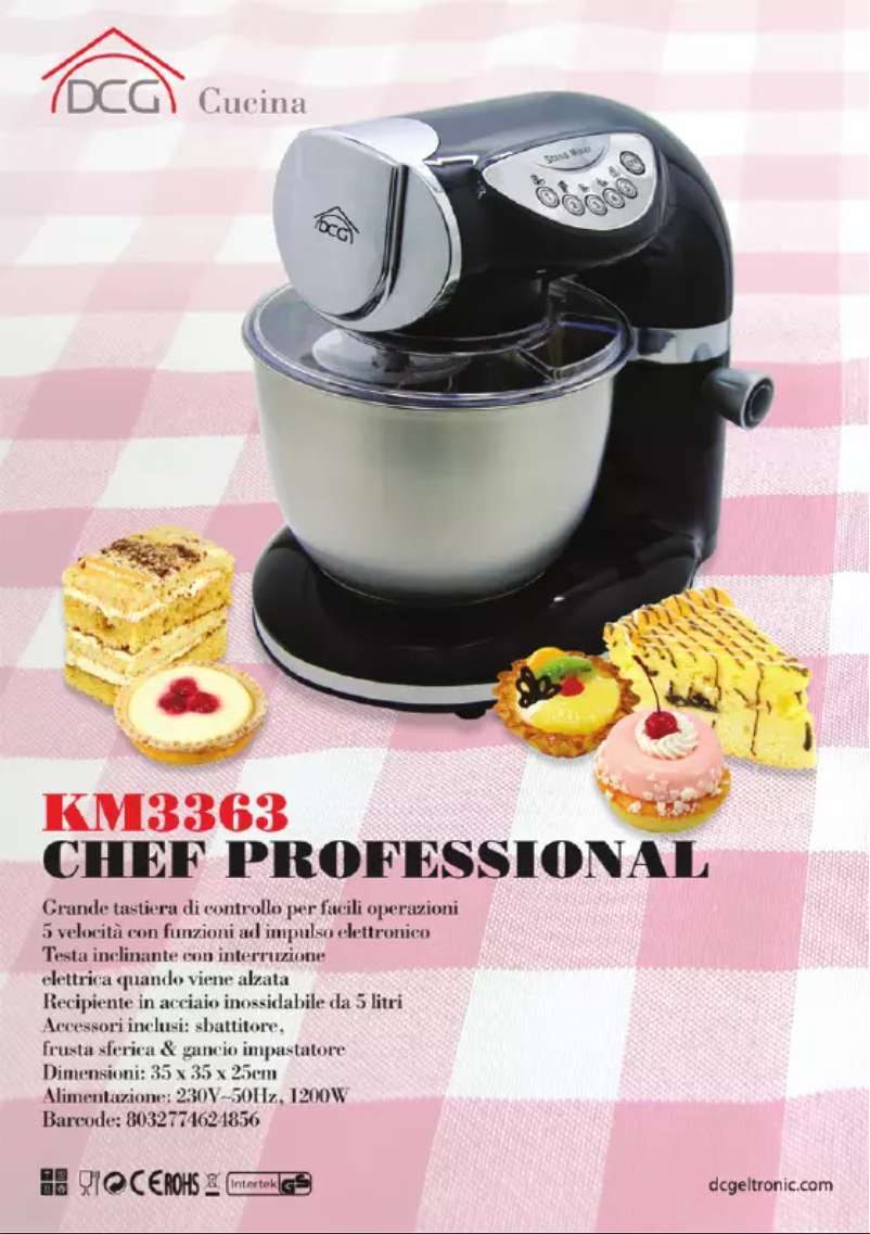 Page 1 de la notice Manuel utilisateur DCG KM3363