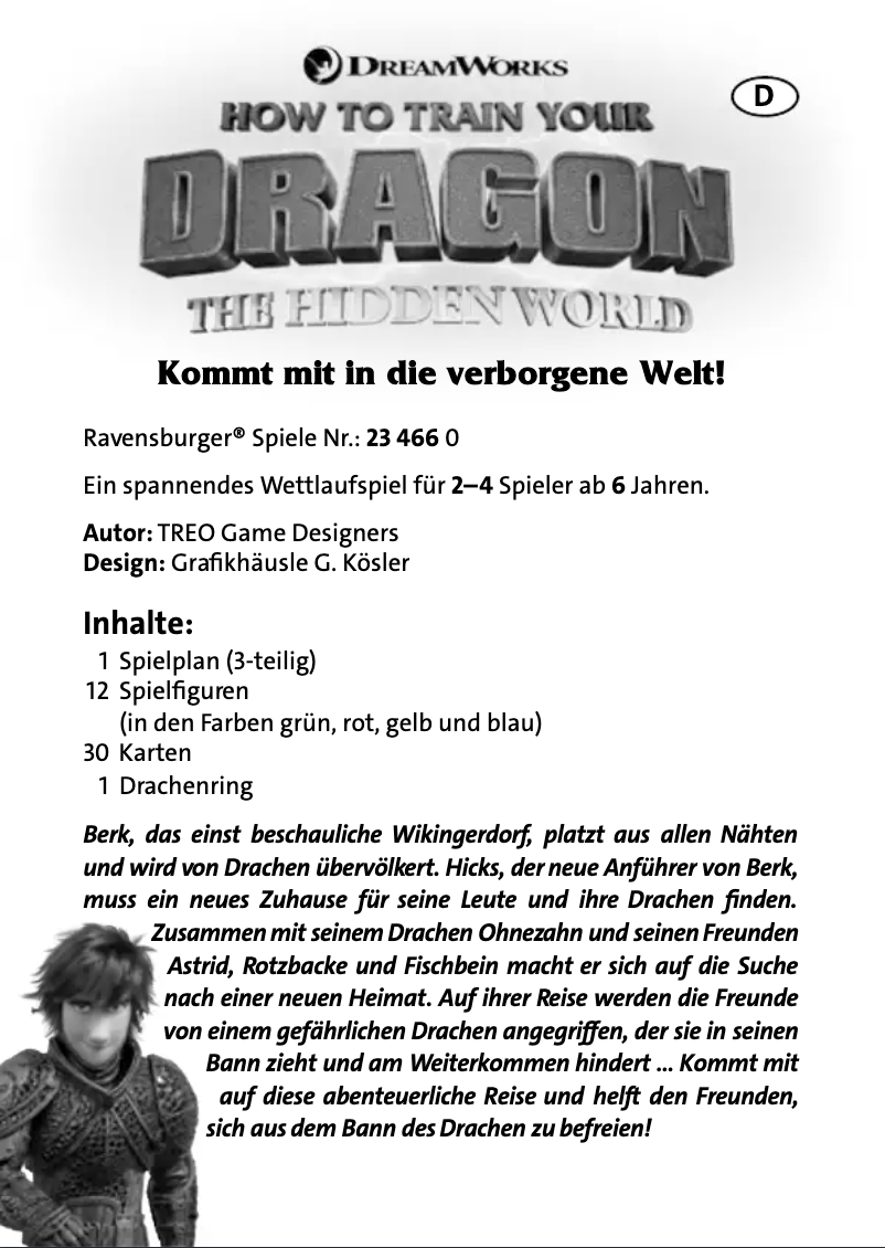 Page n°1 - Manuel utilisateur Ravensburger Dragons 3