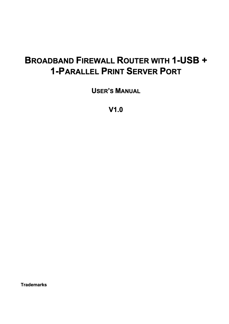 Page n°1 - Manuel utilisateur Zonet ZSR0104UP