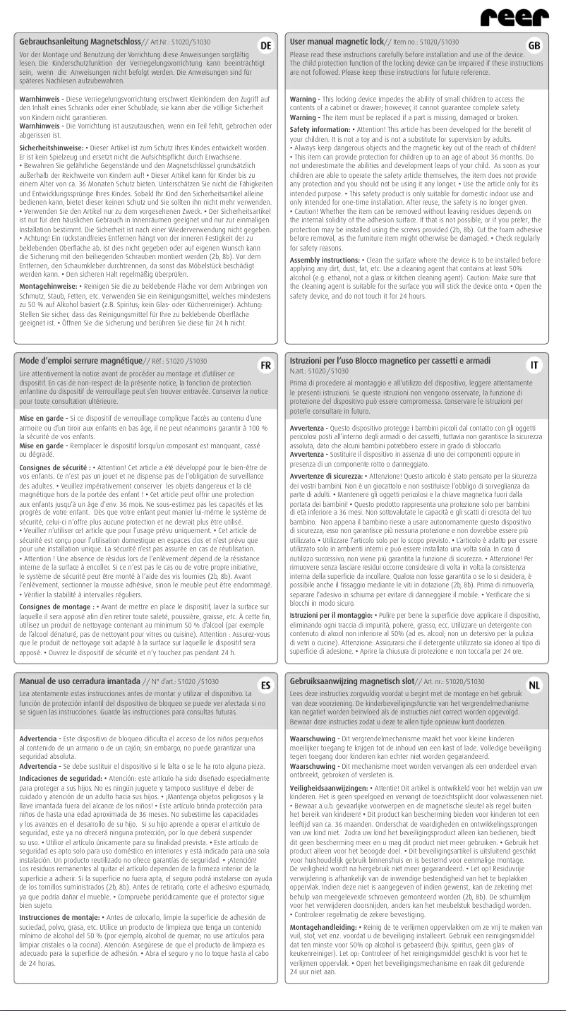 Image de la première page du manuel de l'appareil 51030