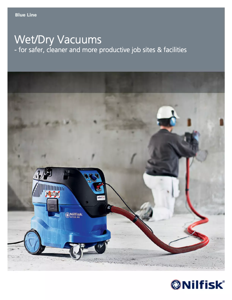 Page 1 de la notice Brochure Nilfisk ATTIX 44