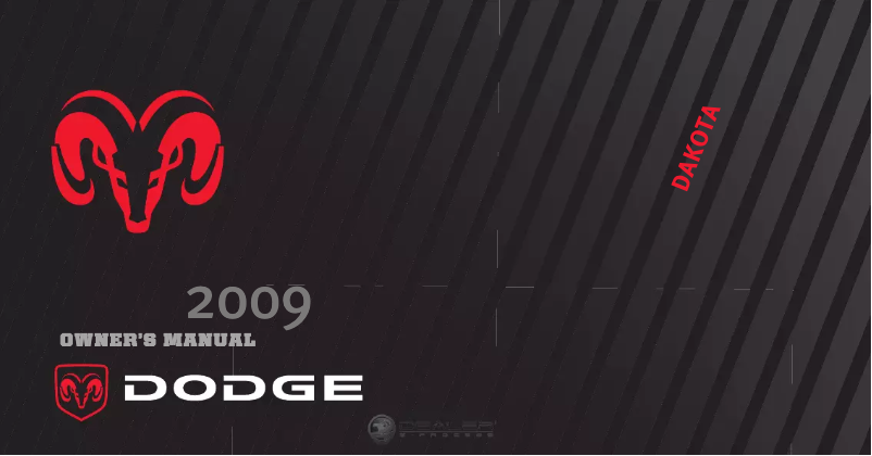 Page 1 de la notice Manuel utilisateur RAM Dakota (2009)