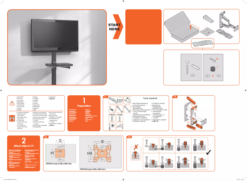 Page n°1 - Manuel utilisateur Vogel's Base 45 M