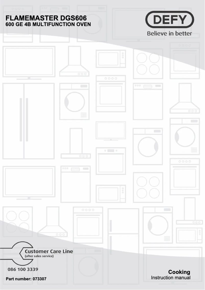 Página 1 del manual Manual de usuario Defy DGS606