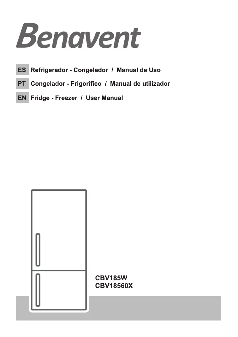 Page n°1 - Manuel utilisateur Benavent CBV18560X