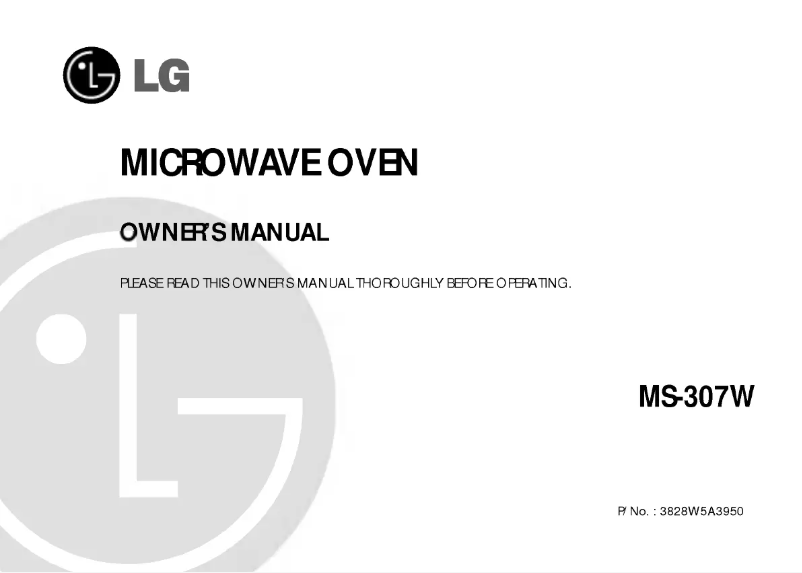 Page 1 de la notice Manuel utilisateur LG MS-307W