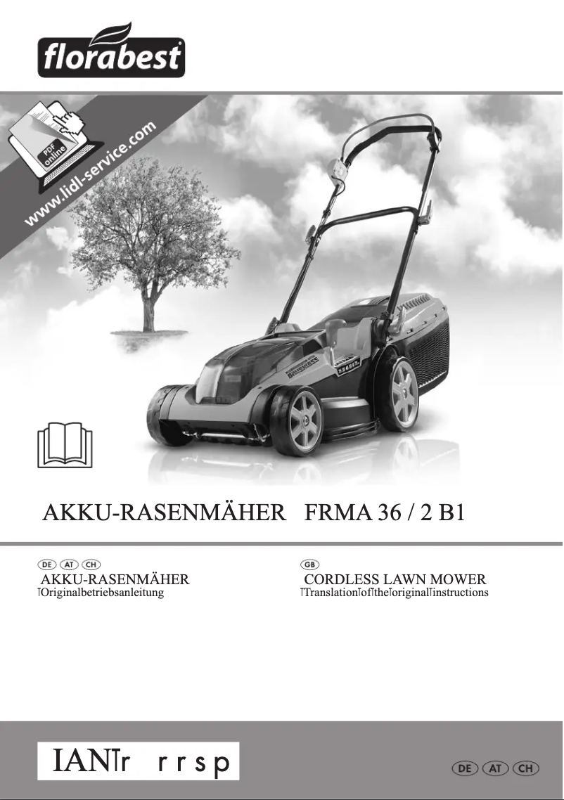 Page 1 de la notice Manuel utilisateur Florabest FRMA 2 B1