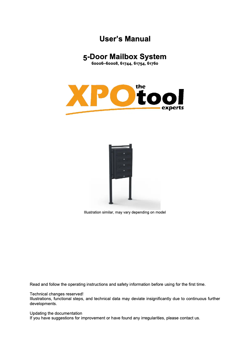 Page 1 de la notice Manuel utilisateur WilTec 61754