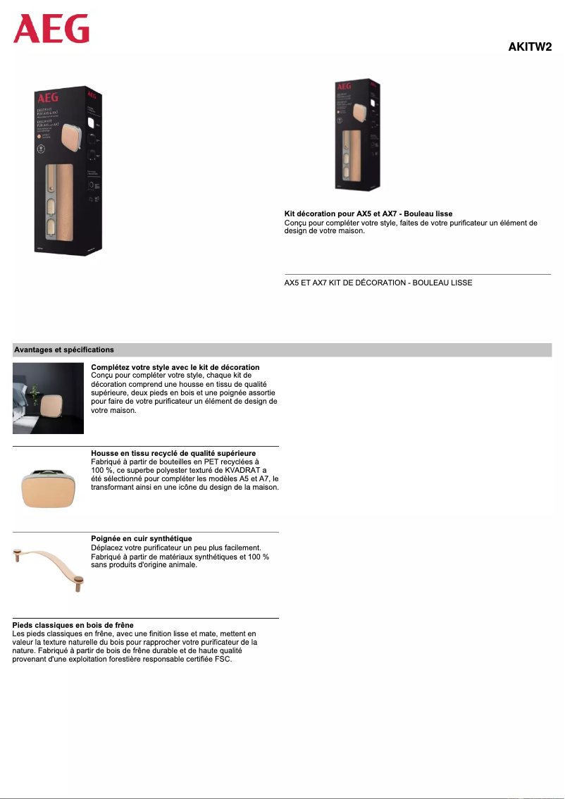 Imagen de la primera página del manual del dispositivo AKITW2