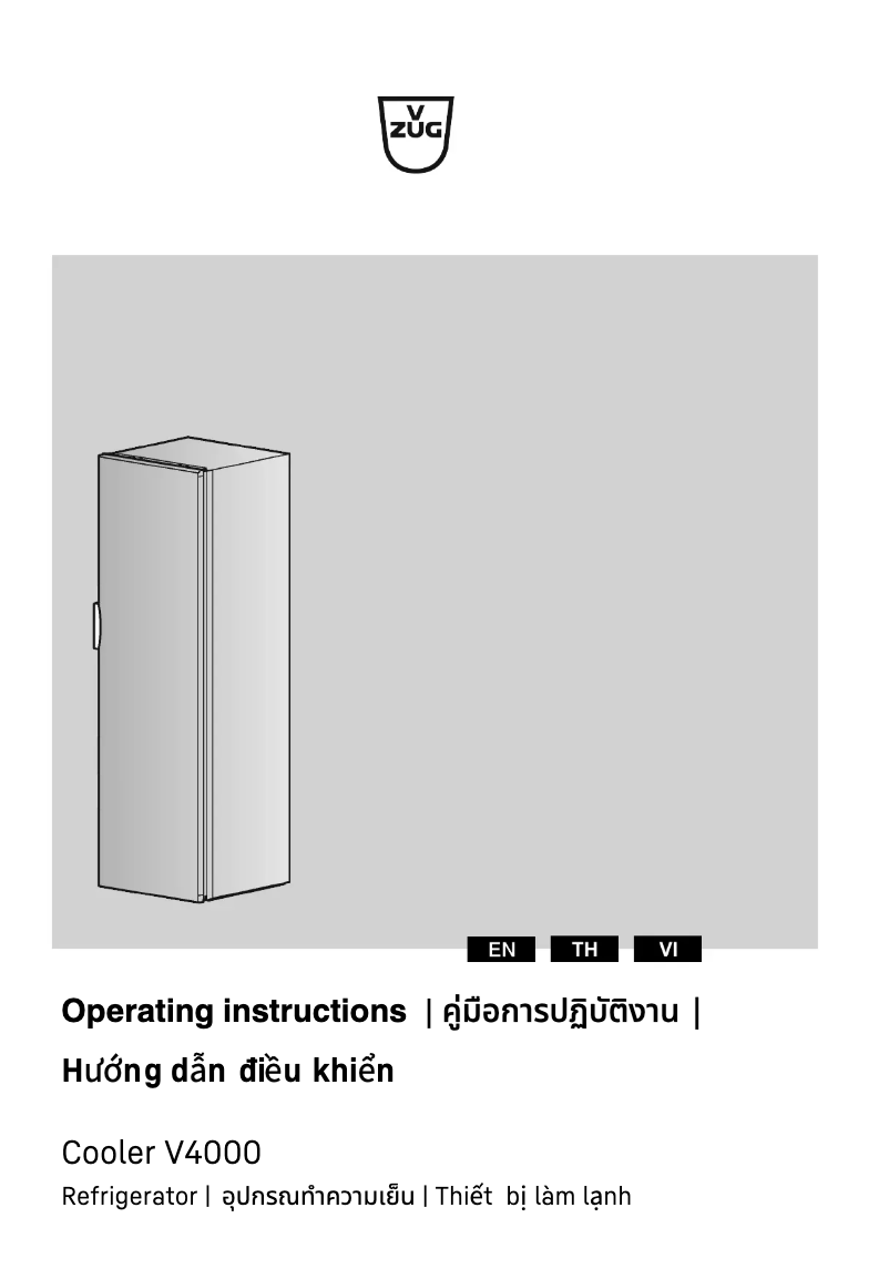 Image de la première page du manuel de l'appareil Cooler V4000 178K