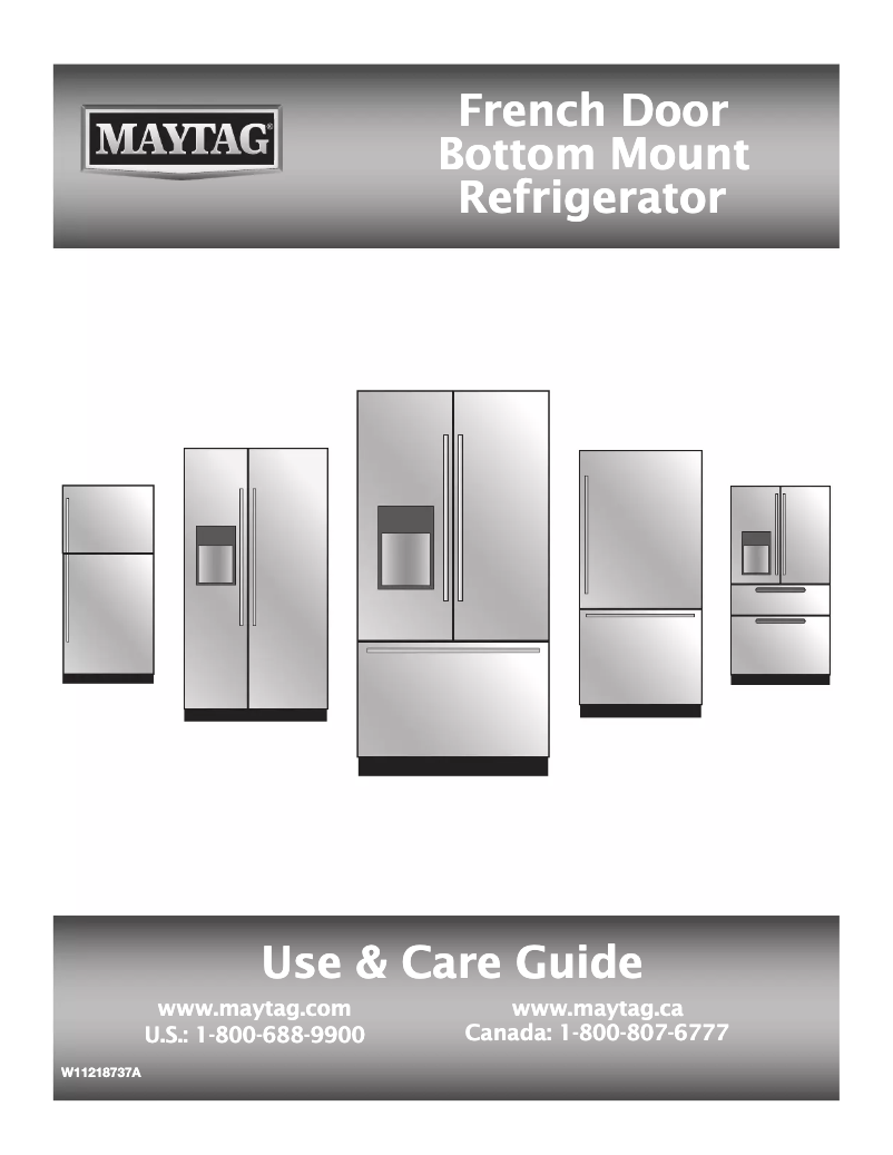 Page 1 de la notice Manuel utilisateur Maytag MFT2772HEZ