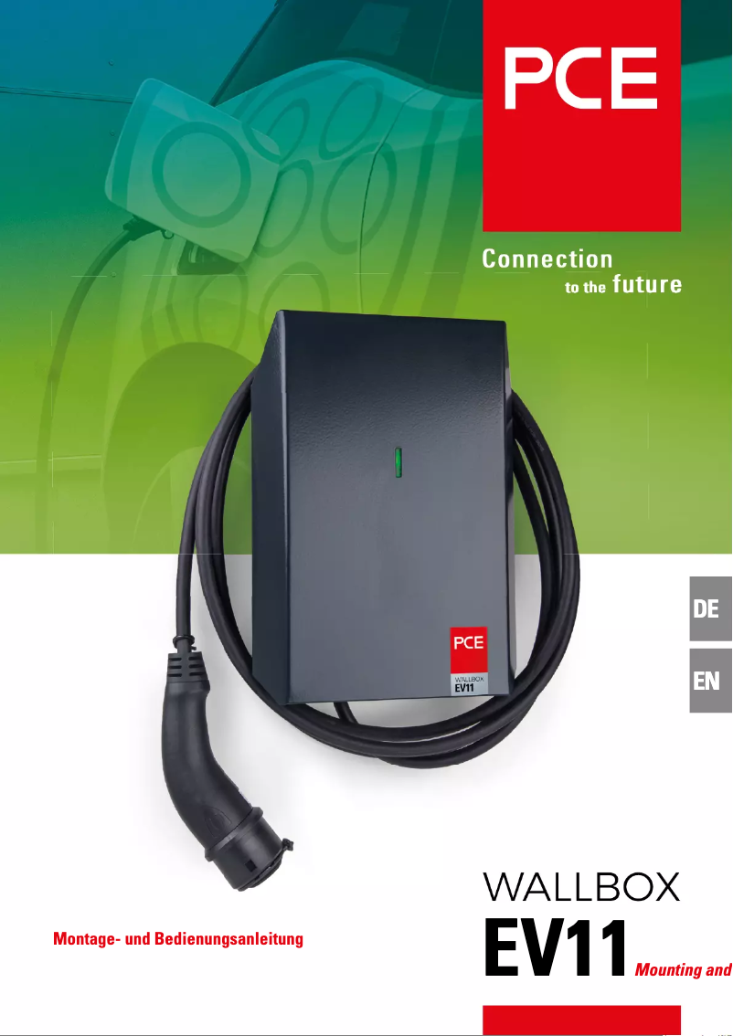 Image de la première page du manuel de l'appareil Wallbox EV11