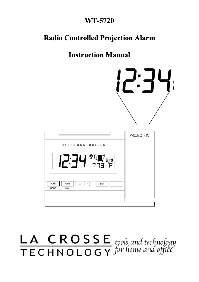 Page n°1 - Manuel utilisateur La Crosse Technology WT-5720U