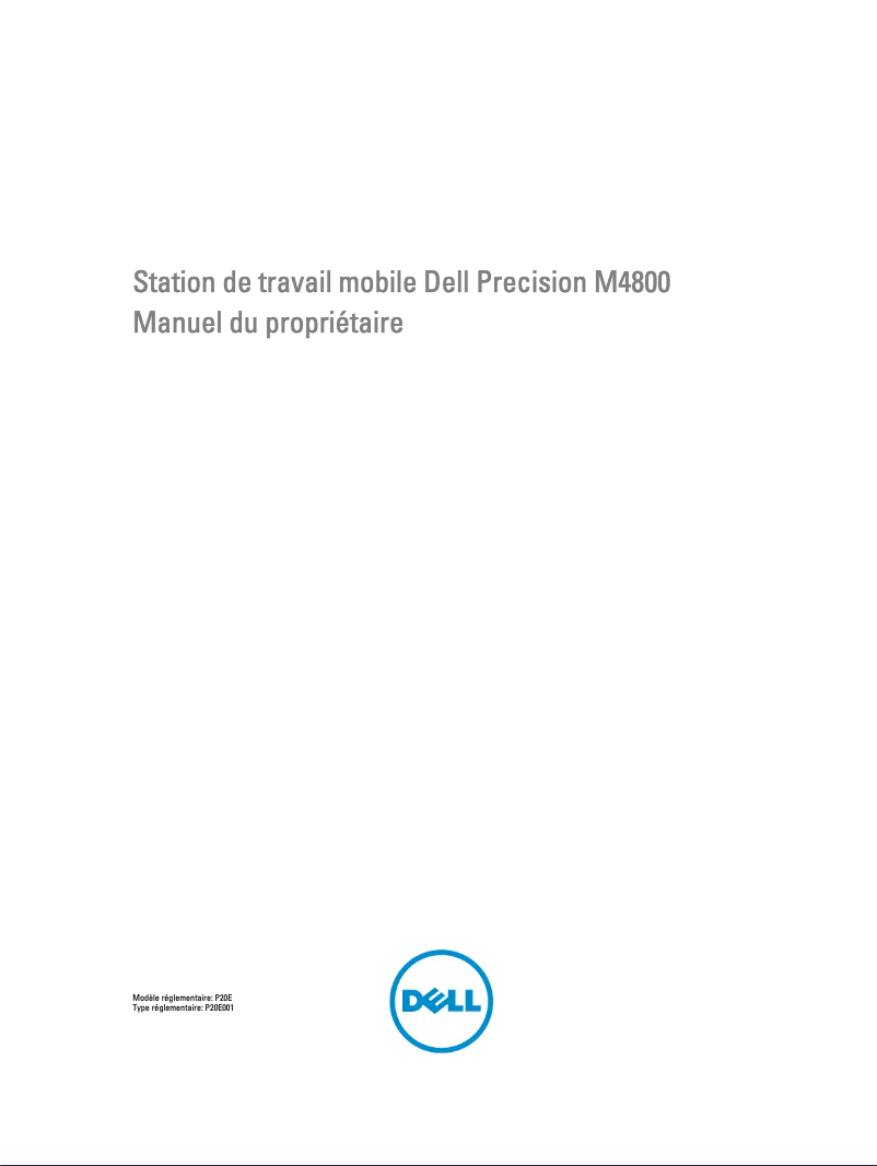 Image de la première page du manuel de l'appareil Precision M4800
