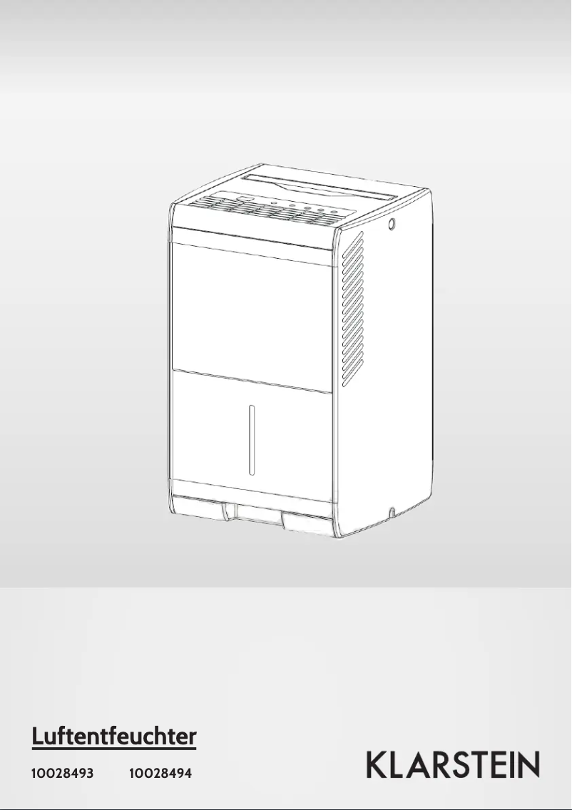 Image de la première page du manuel de l'appareil 10028493