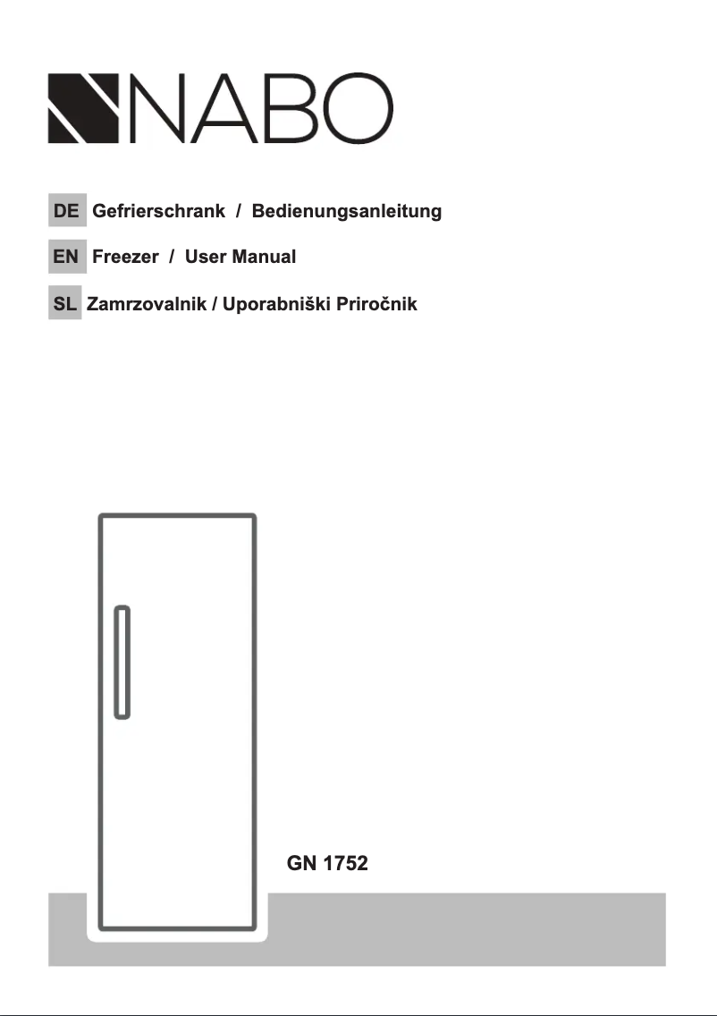 Page n°1 - Manuel utilisateur Nabo GN 1752