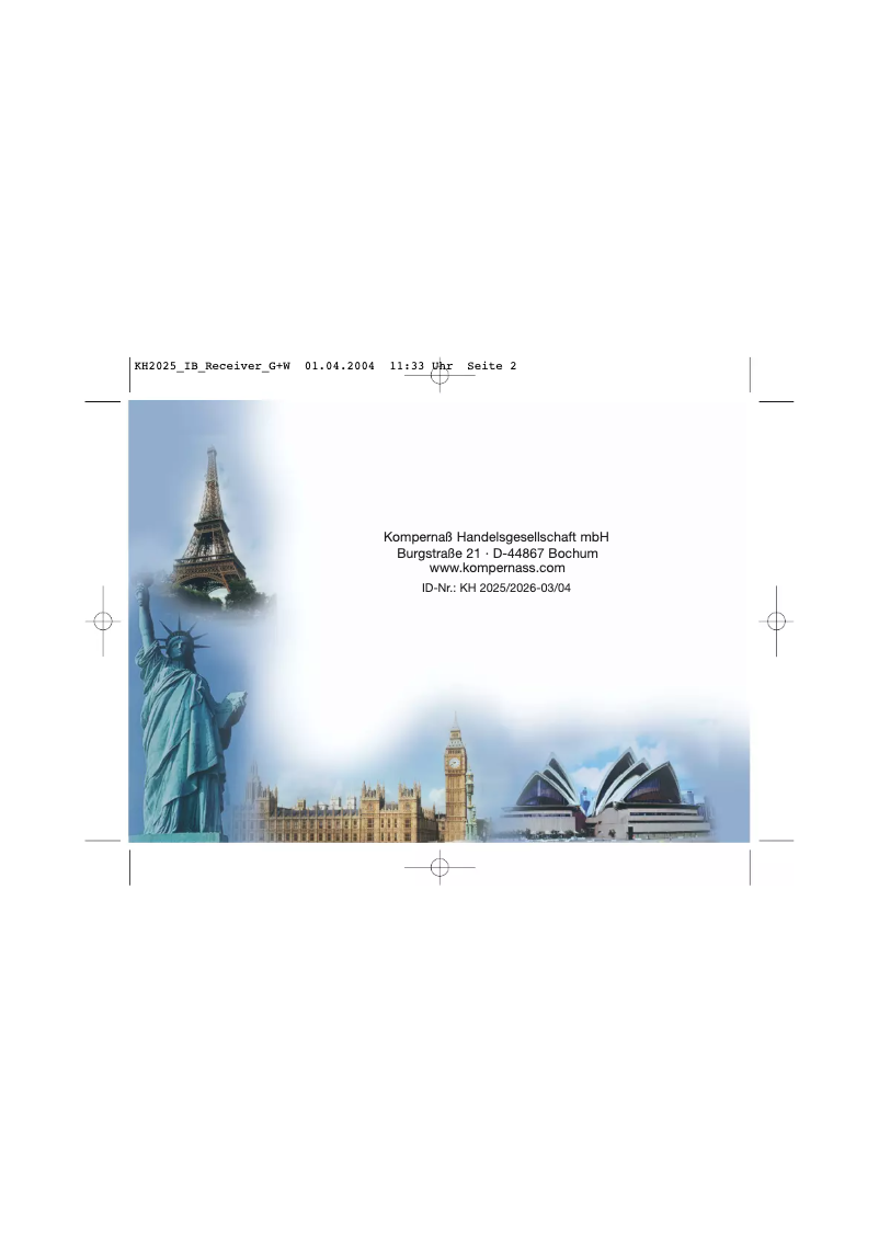 Page 1 de la notice Manuel utilisateur E-bench KH 2025