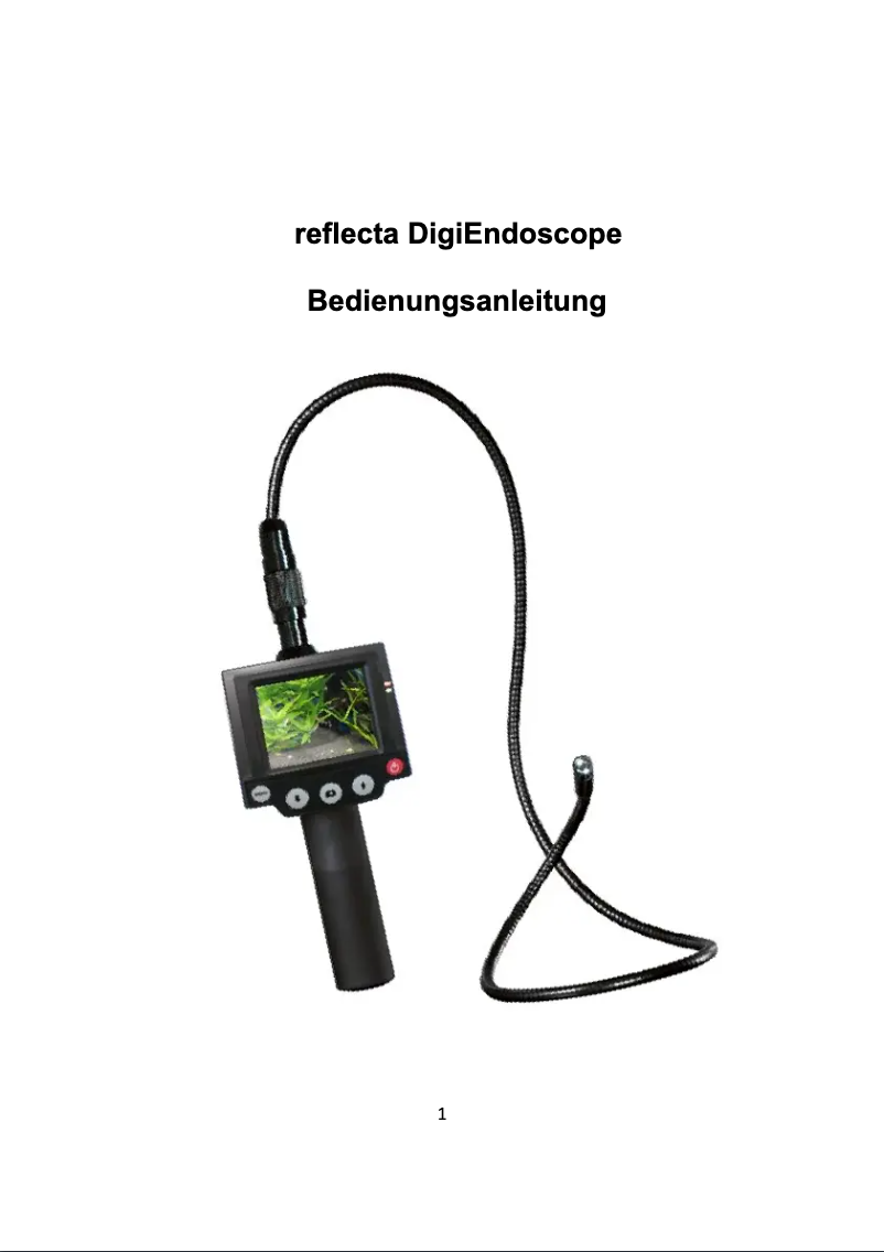 Page n°1 - Manuel utilisateur Reflecta DigiEndoscope
