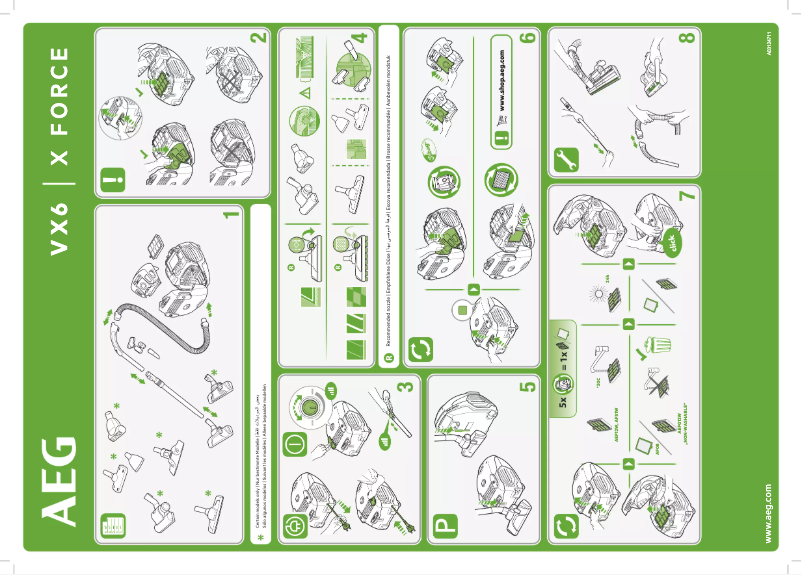 Página 1 del manual Manual de usuario AEG VX6-2-IS-P